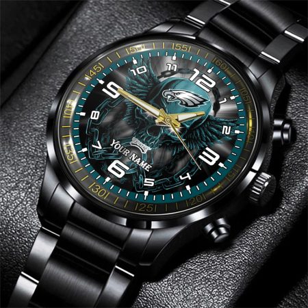 Philadelphia Eagles NFL Personalized 3D Men Hand Watch Gift For Fans For Father