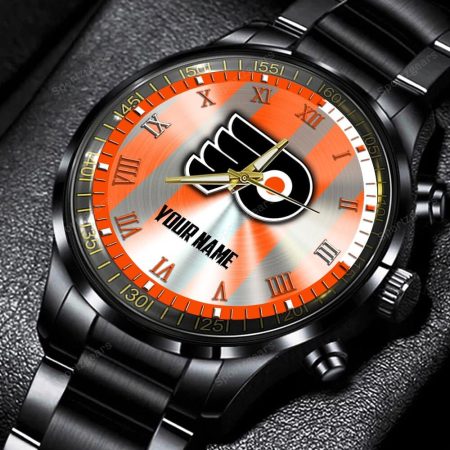 Philadelphia Flyers NHL Personalized New Black Hand Watch Gift For Fans