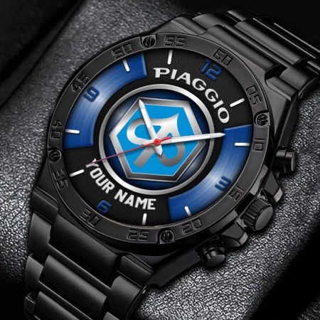 Piaggio Motorcycles Personalized New Stainless Steel Hand Watch For Fans