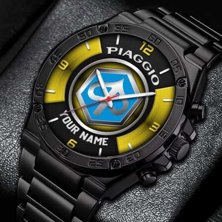 Piaggio Motorcycles Personalized New Stainless Steel Hand Watch For Fans