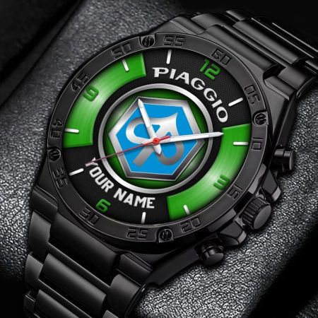 Piaggio Motorcycles Personalized New Stainless Steel Hand Watch For Fans