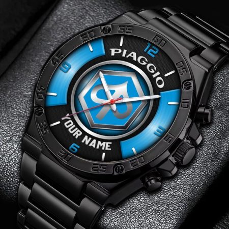 Piaggio Motorcycles Personalized New Stainless Steel Hand Watch For Fans