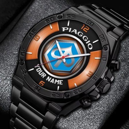 Piaggio Motorcycles Personalized New Stainless Steel Hand Watch For Fans
