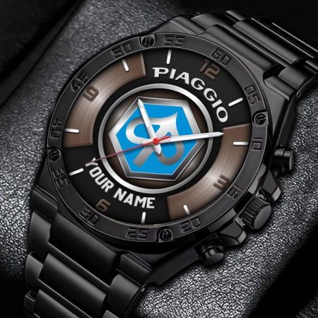 Piaggio Motorcycles Personalized New Stainless Steel Hand Watch For Fans