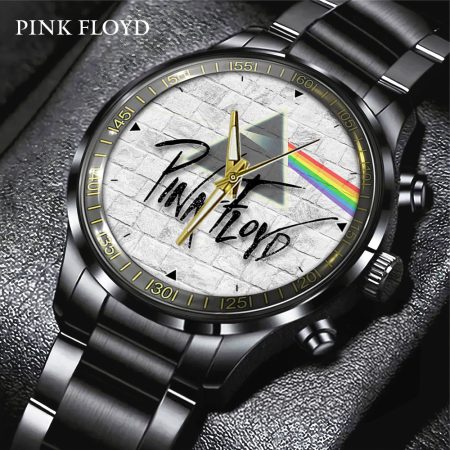 Pink Floyd Music Black Stainless Steel Watch Gift For Fan