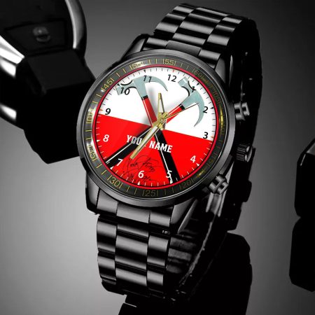 Pink Floyd Personalized Black Hand Watch Gifts For Fans