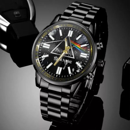 Pink Floyd Personalized Black Hand Watch Gifts For Fans