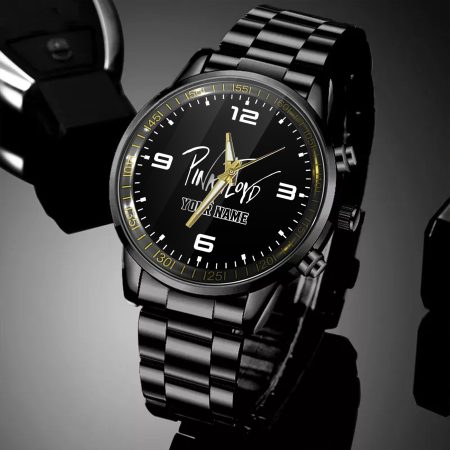 Pink Floyd Personalized Black Hand Watch Gifts For Fans
