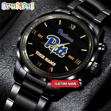 Pittsburgh Panthers NCAA Personalized Black Fashion Watch Football Watch For Fans
