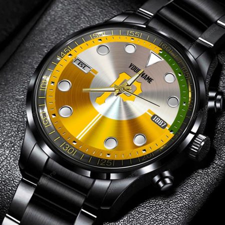 Pittsburgh Pirates MLB Personalized New Black Hand Watch Gift For Fans