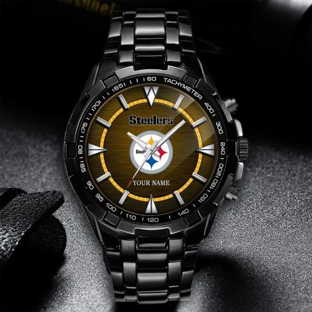 Pittsburgh Steelers NFL Alloy Men Quartz Watch Personalized Gift For Fan