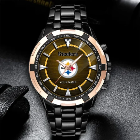 Pittsburgh Steelers NFL Alloy Men Quartz Watch Personalized Gift For Fan