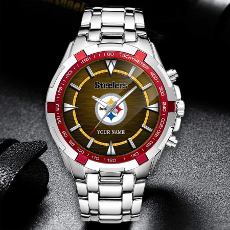 Pittsburgh Steelers NFL Alloy Men Quartz Watch Personalized Gift For Fan