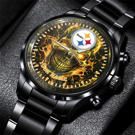 Pittsburgh Steelers NFL Men Hand Watch Personalized Gift For Fans