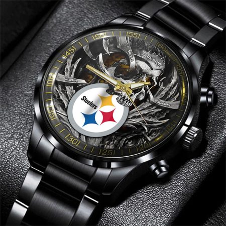 Pittsburgh Steelers NFL Men Hand Watch Personalized Gift For Fans