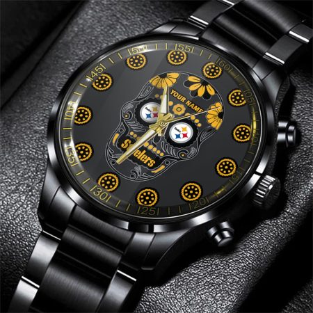 Pittsburgh Steelers NFL Men Hand Watch Personalized Gift For Fans