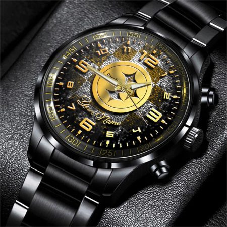 Pittsburgh Steelers NFL Personalized 3D Men Hand Watch Gift For Fans For Father