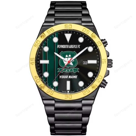 Plymouth Argyle FC Personalized New Hand Watch Gift For Fans