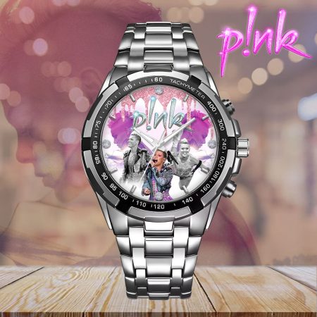 P!nk Music Alloy Quartz Watch Gift For Fan