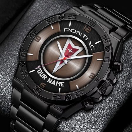 Pontiac Car Personalized New Stainless Steel Hand Watch For Fans