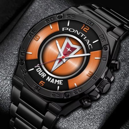 Pontiac Car Personalized New Stainless Steel Hand Watch For Fans