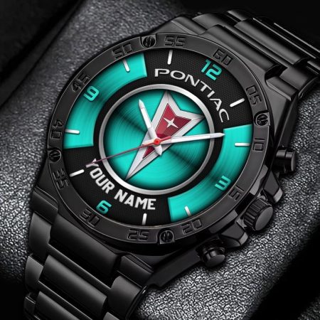 Pontiac Car Personalized New Stainless Steel Hand Watch For Fans