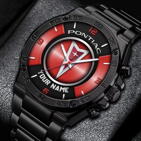 Pontiac Car Personalized New Stainless Steel Hand Watch For Fans