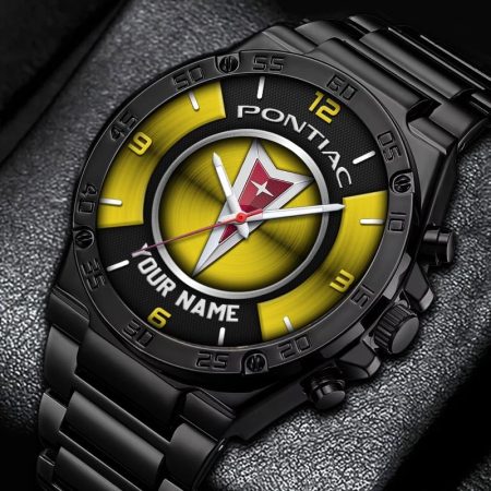 Pontiac Car Personalized New Stainless Steel Hand Watch For Fans