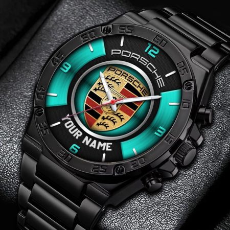 Porsche Car Personalized New Stainless Steel Hand Watch For Fans