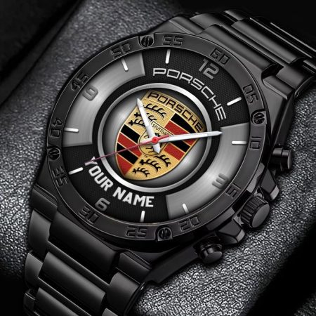 Porsche Car Personalized New Stainless Steel Hand Watch For Fans