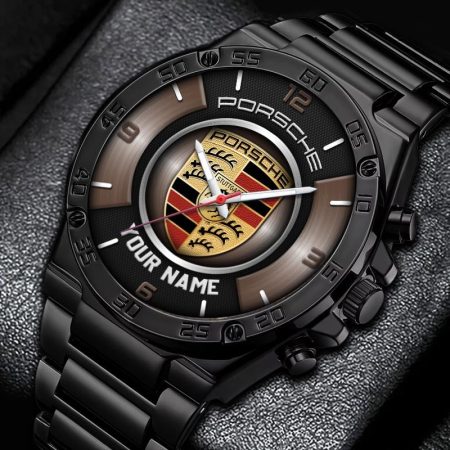Porsche Car Personalized New Stainless Steel Hand Watch For Fans