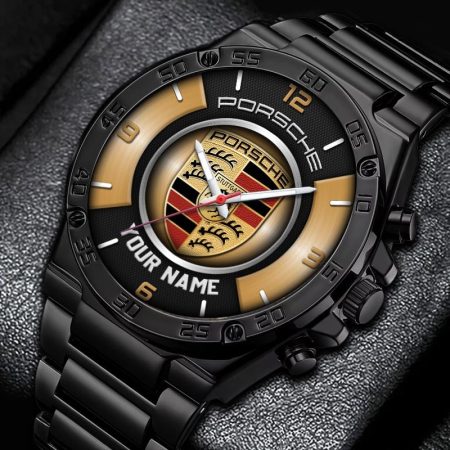 Porsche Car Personalized New Stainless Steel Hand Watch For Fans