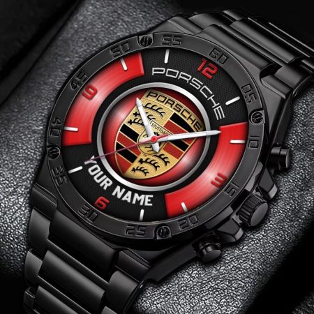Porsche Car Personalized New Stainless Steel Hand Watch For Fans