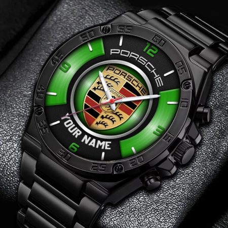Porsche Car Personalized New Stainless Steel Hand Watch For Fans