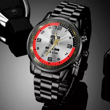 Ram Trucks Brand Personalized Black Hand Watch Gifts For Fans