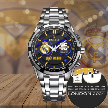 Real Madrid CF La Liga Alloy Quartz Watch Gift For Fan