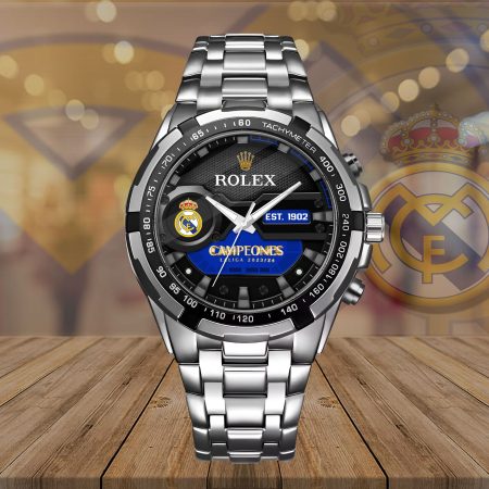 Real Madrid CF La Liga x Rolex Alloy Quartz Watch Gift For Fan