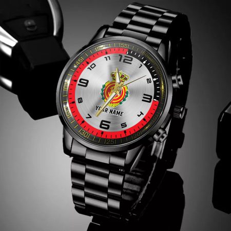 Real Mallorca LaLiga Personalized New Black Hand Watch Gifts For Fans