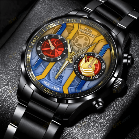 Real Sociedad La Liga Stainless Steel Watch Gift For Fan