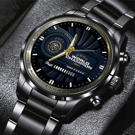 Red Bull Racing F1 x MV1 Black Stainless Steel Watch Gift For Fan