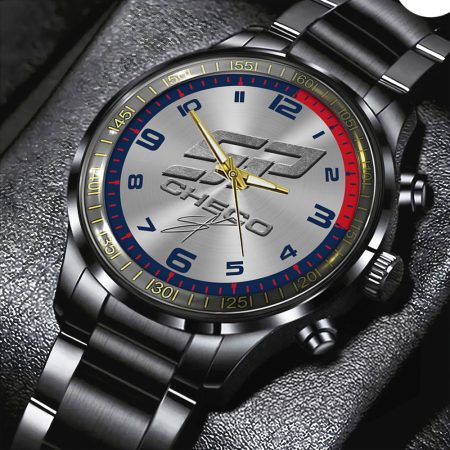 Red Bull Racing F1 x Sergio Pérez Black Stainless Steel Watch Gift For Fan