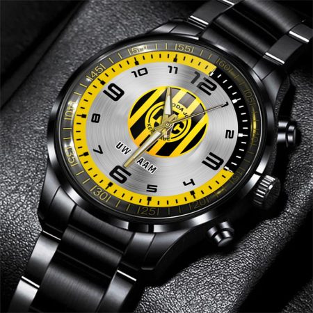 Roda JC Kerkrade Eredivisie Personalized Black Stainless Steel Hand Watch For Fan