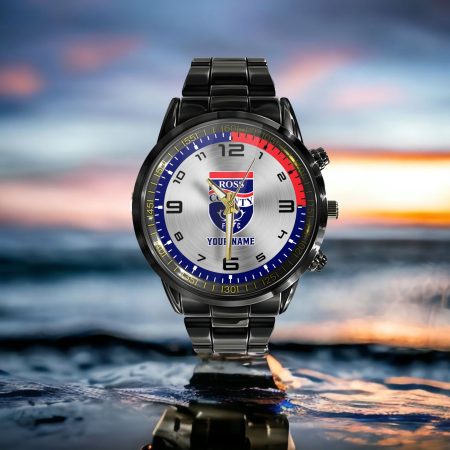 Ross County Scottish Premiership New Personalized Black Hand Watch Gifts For Fans