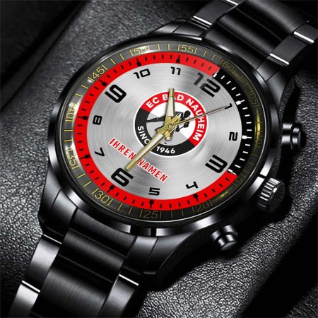 Rote Teufel Bad Nauheim DEL Personalized Stainless Steel Hand Watch For Fan