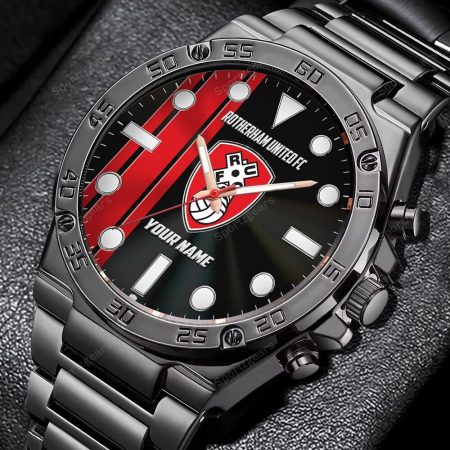 Rotherham United FC Personalized New Hand Watch Gift For Fans