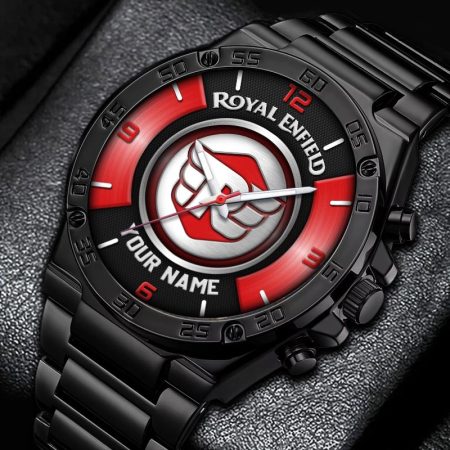 Royal Enfield Motorcycles Personalized New Stainless Steel Hand Watch For Fans