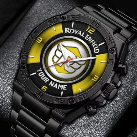 Royal Enfield Motorcycles Personalized New Stainless Steel Hand Watch For Fans