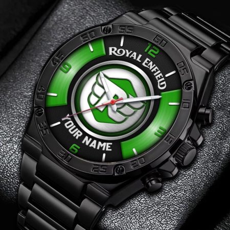 Royal Enfield Motorcycles Personalized New Stainless Steel Hand Watch For Fans