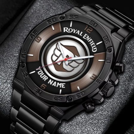 Royal Enfield Motorcycles Personalized New Stainless Steel Hand Watch For Fans