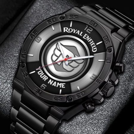 Royal Enfield Motorcycles Personalized New Stainless Steel Hand Watch For Fans